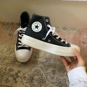 Platform converse (black)
